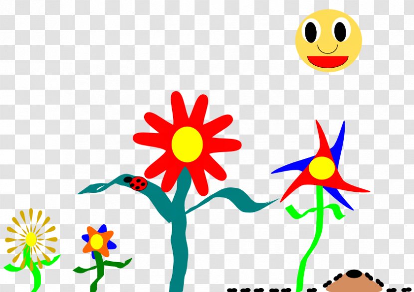 Floral Design Drawing Garden Flower Illustration - Organism Transparent PNG