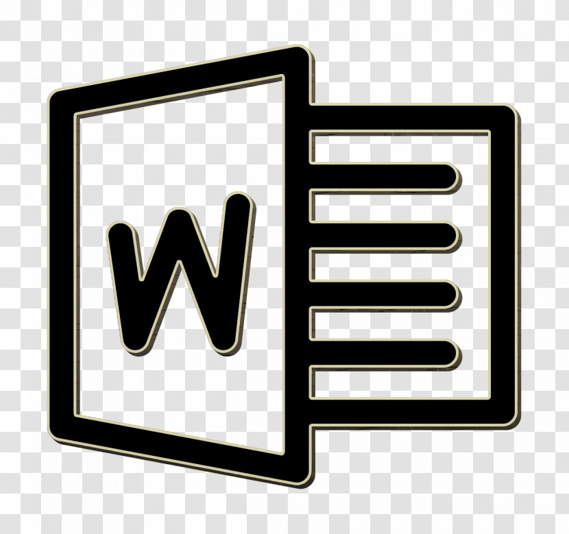 Word Icon Logo Icon Transparent PNG