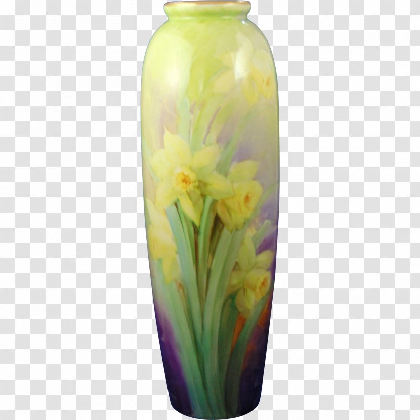 Vase Flowerpot Artifact Bottle - Daffodils Transparent PNG