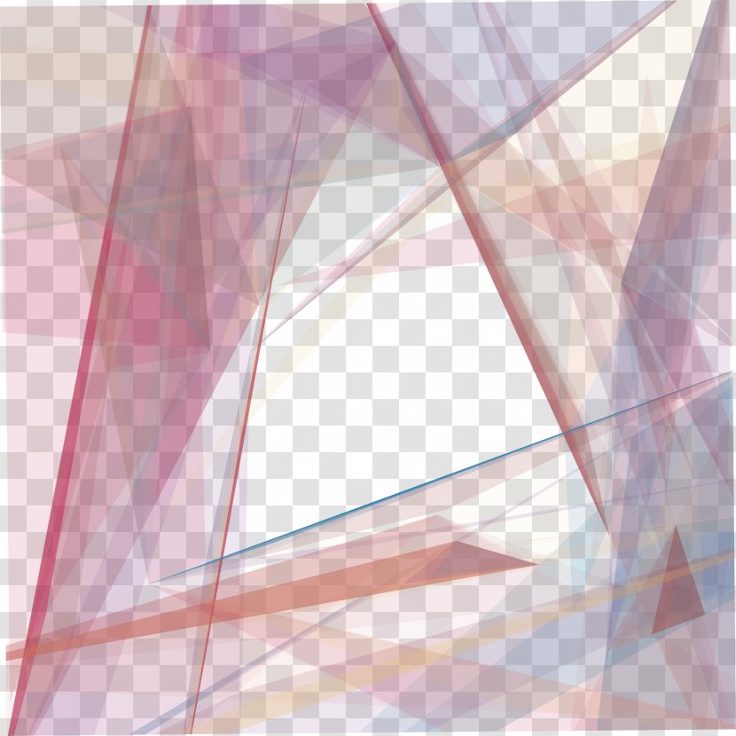 Triangle Illustration - Chart - Science And Technology Lines Transparent PNG