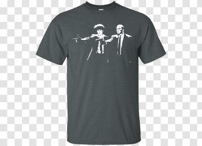 T-shirt Hoodie Gildan Activewear Top - Black Transparent PNG