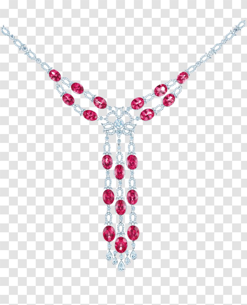 Necklace Tiffany & Co. Jewellery Yellow Diamond Pendant - Ruby - Creative Transparent PNG