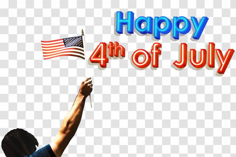 Fourth Of July Background - Independence Day America - Logo Text Transparent PNG