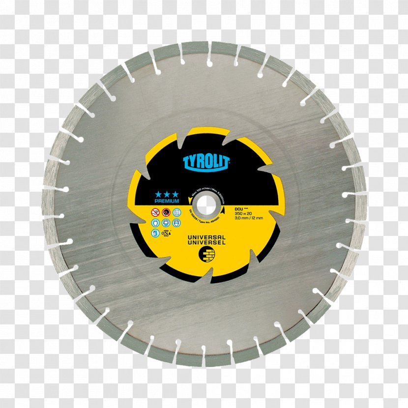 Diamond Blade Concrete Saw Cutting - Premium Segment Transparent PNG