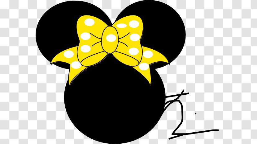 Minnie Mouse Mickey Clip Art - Artwork - Head Sillouitte Transparent PNG