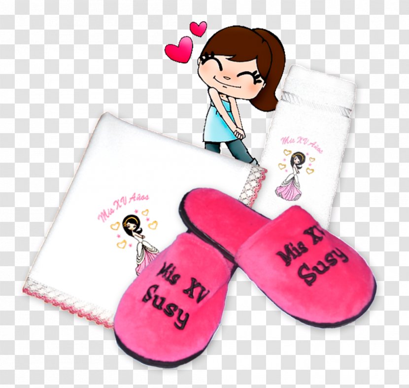 Slipper Shoe Gift Wedding Towel Transparent PNG