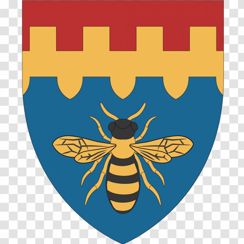 Honey Bee Heraldry Coat Of Arms Bumblebee - Bing Transparent PNG