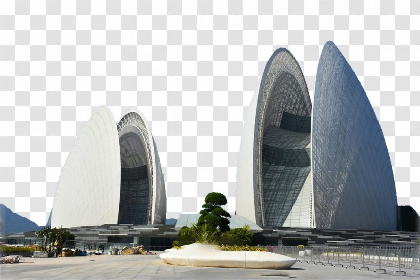 Guangzhou Opera House Australia Zhuhai Grand Theatre Architecture Building - Nonbuilding Structure - Creative In Transparent PNG