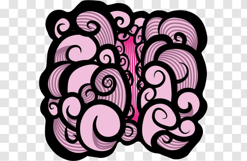 Pink M RTV Clip Art - Cerebro Digital Transparent PNG