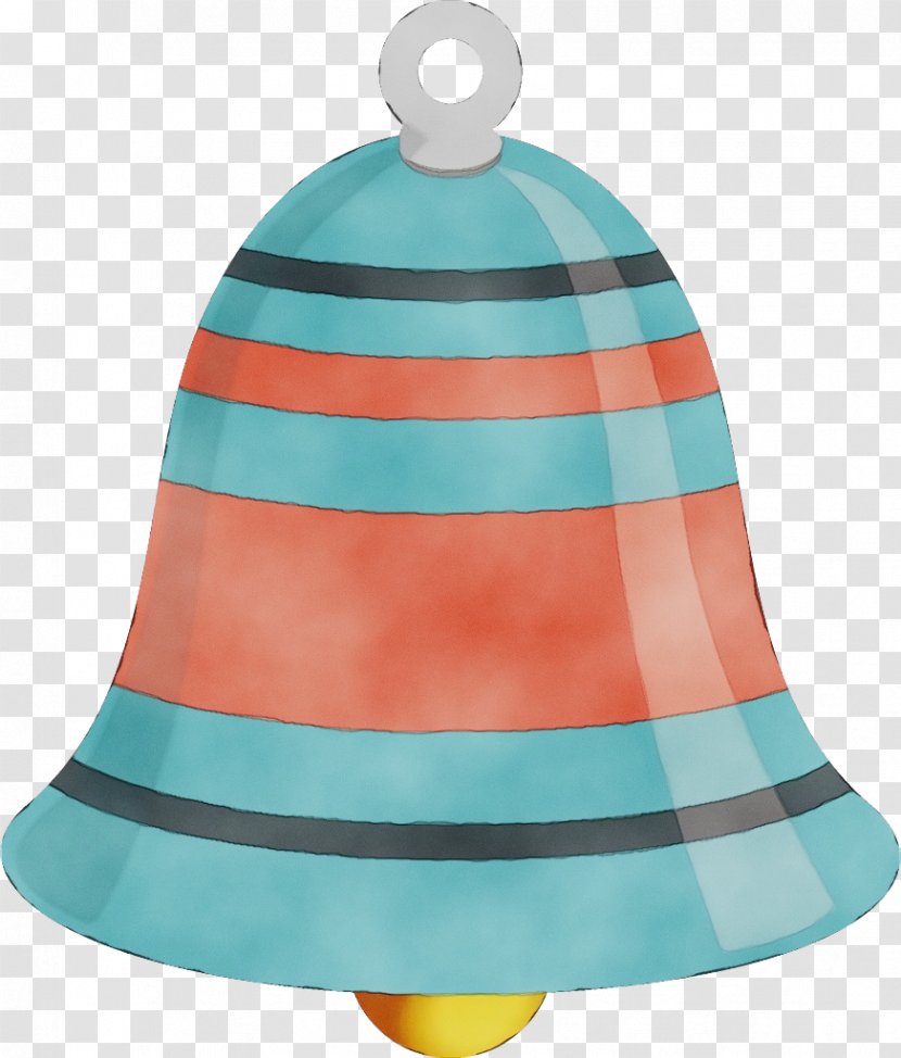 Turquoise Aqua Teal Cone - Watercolor - Headgear Transparent PNG