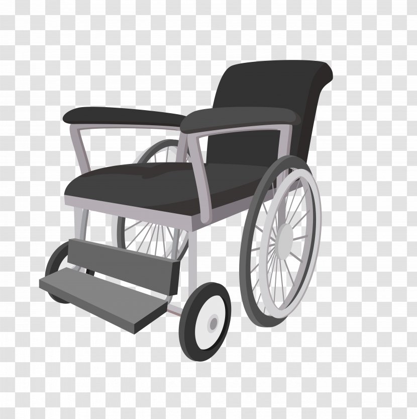 Wheelchair Euclidean Vector Icon - Vehicle - Cartoon Material Transparent PNG