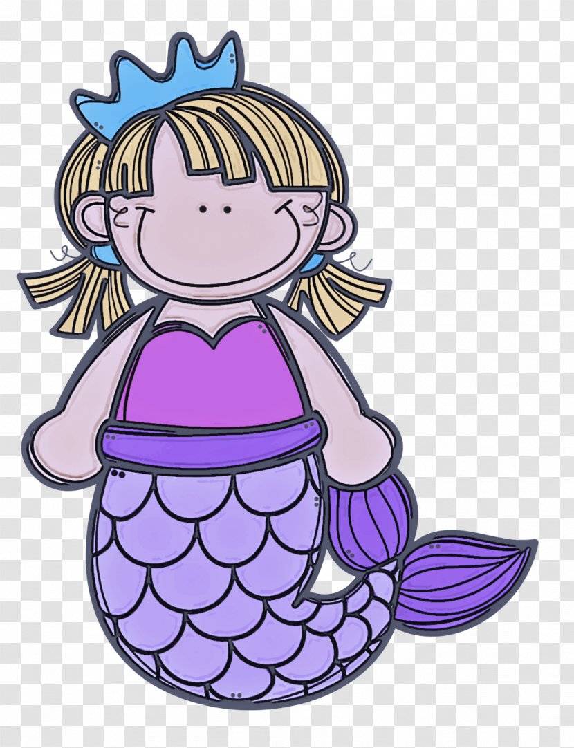 Cartoon Violet Purple Transparent PNG