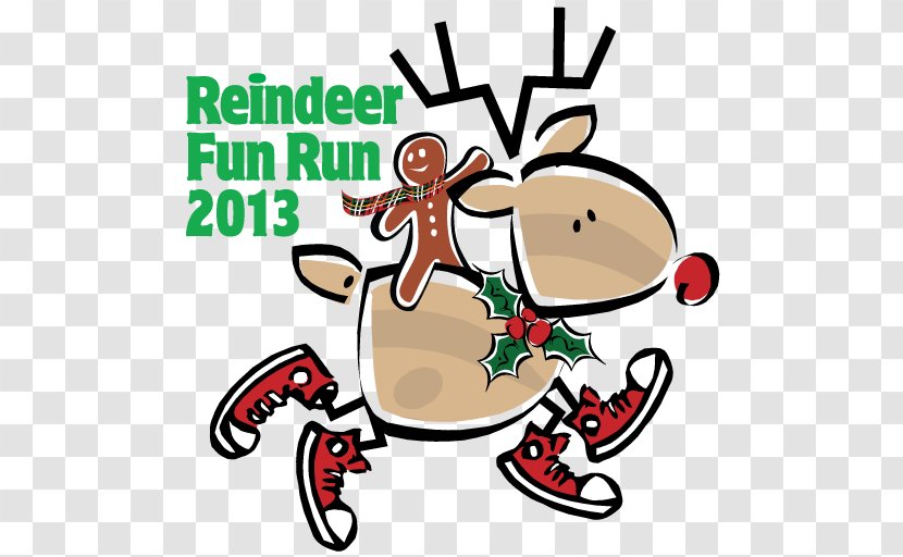 Reindeer Fun Run 5K Recreation Christmas Transparent PNG