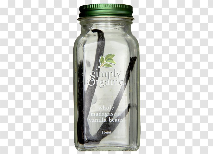 Water Bottles Glass Mason Jar - Vanilla Beans Transparent PNG