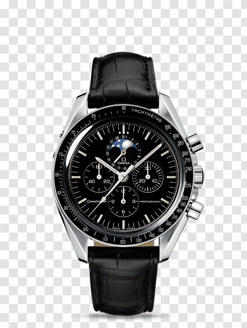 OMEGA Speedmaster Moonwatch Co-Axial Chronograph Omega SA Clock - Sapphire - Watch Transparent PNG