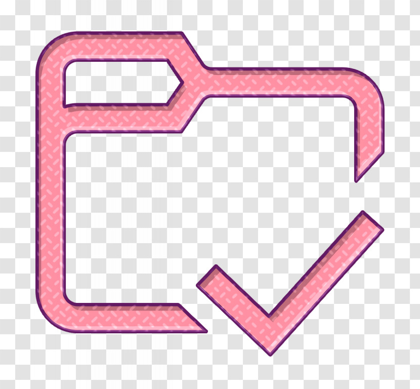 UI-UX Interface Icon Folder Icon Checked Icon Transparent PNG