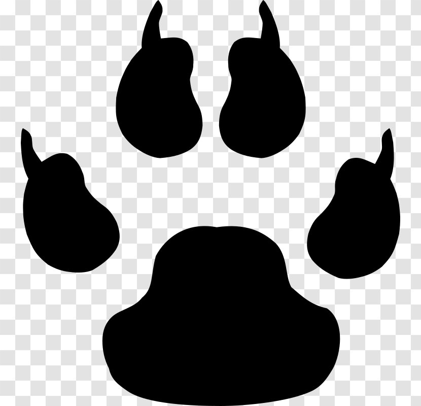 Cat Dog Paw Clip Art - Drawing - Footprint Transparent PNG