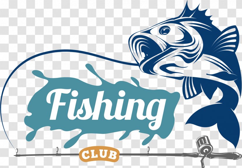Logo Fishing Angling - Recreation - Vector Blue Fish Transparent PNG