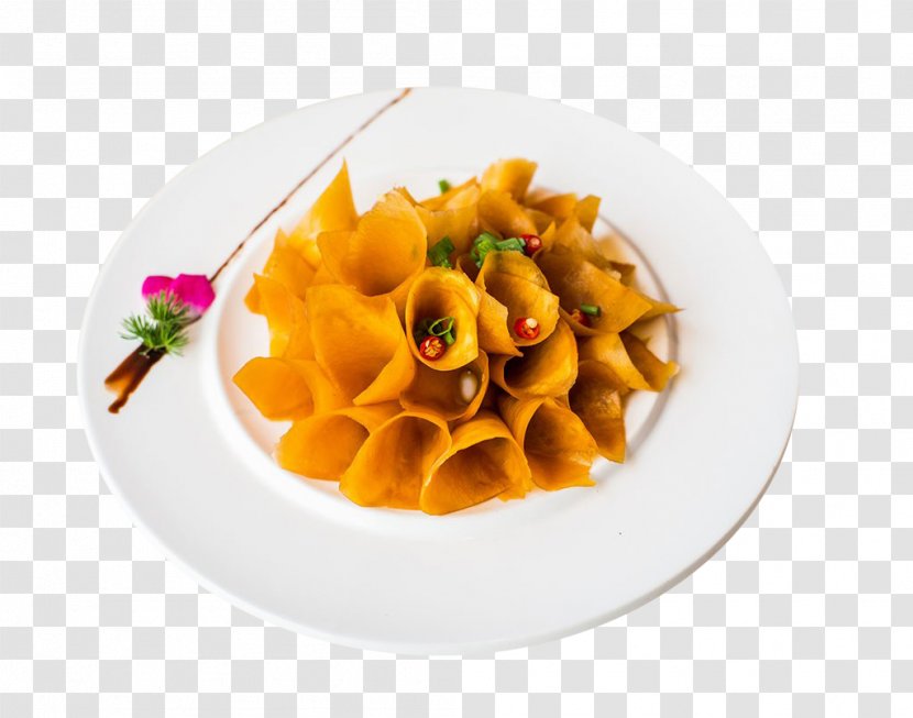 Taglierini Vegetarian Cuisine Chinese Dish Frying - Penne - Lightly Fried Butterfly Face Transparent PNG