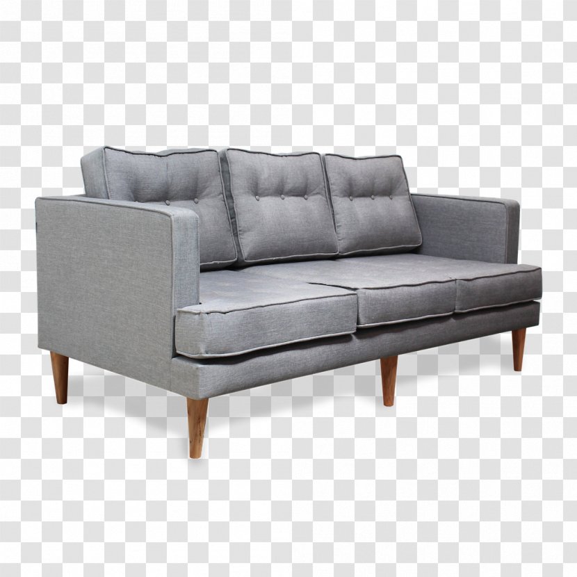 Loveseat Couch Grey Fauteuil - Furniture - Design Transparent PNG