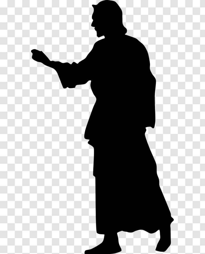 Christianity Silhouette Religion Clip Art - Monochrome Transparent PNG