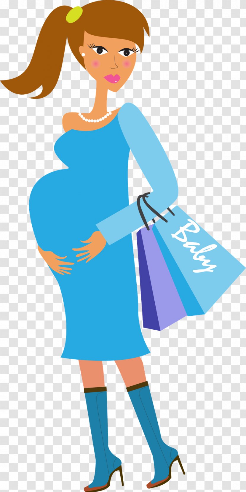 Pregnancy Woman Infant Clip Art - Tree - Baby Shower Transparent PNG