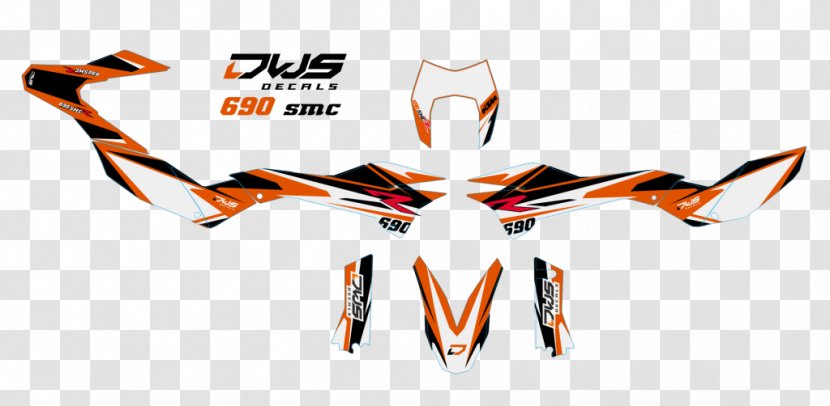 KTM 690 Enduro SMC R Motorcycle - Blue - Logo Transparent PNG