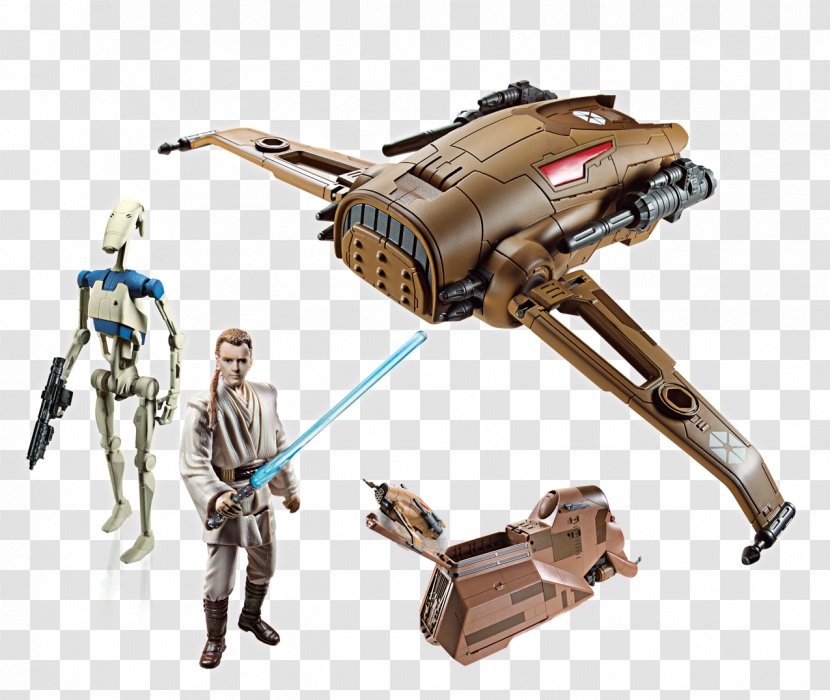 Battle Droid Star Wars: The Clone Wars Yoda Obi-Wan Kenobi - Mecha - Mace Windu Transparent PNG