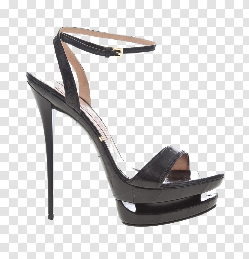 High-heeled Footwear Sandal Fashion Shoe - Slingback - Qian Ma Can Lorenz Waterproof Sandals Transparent PNG