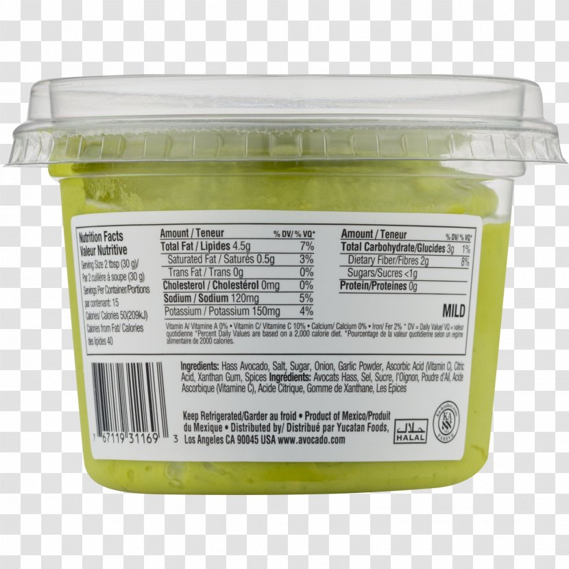 Guacamole Yucatán Ingredient Avocado Transparent PNG