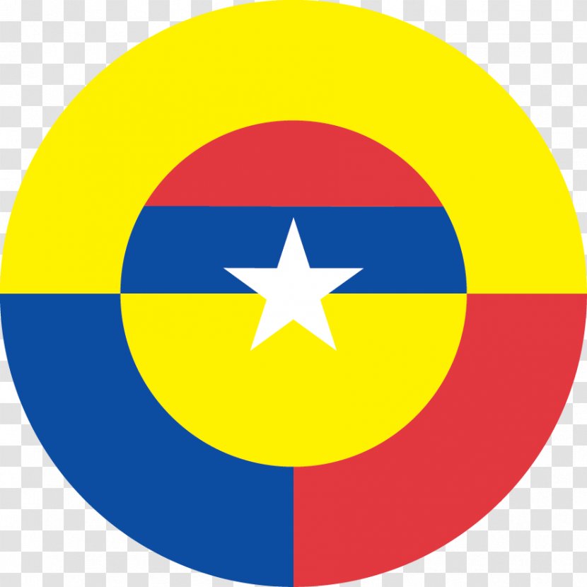 Colombian Air Force Airplane Military Aircraft Insignia Roundel - Symmetry Transparent PNG