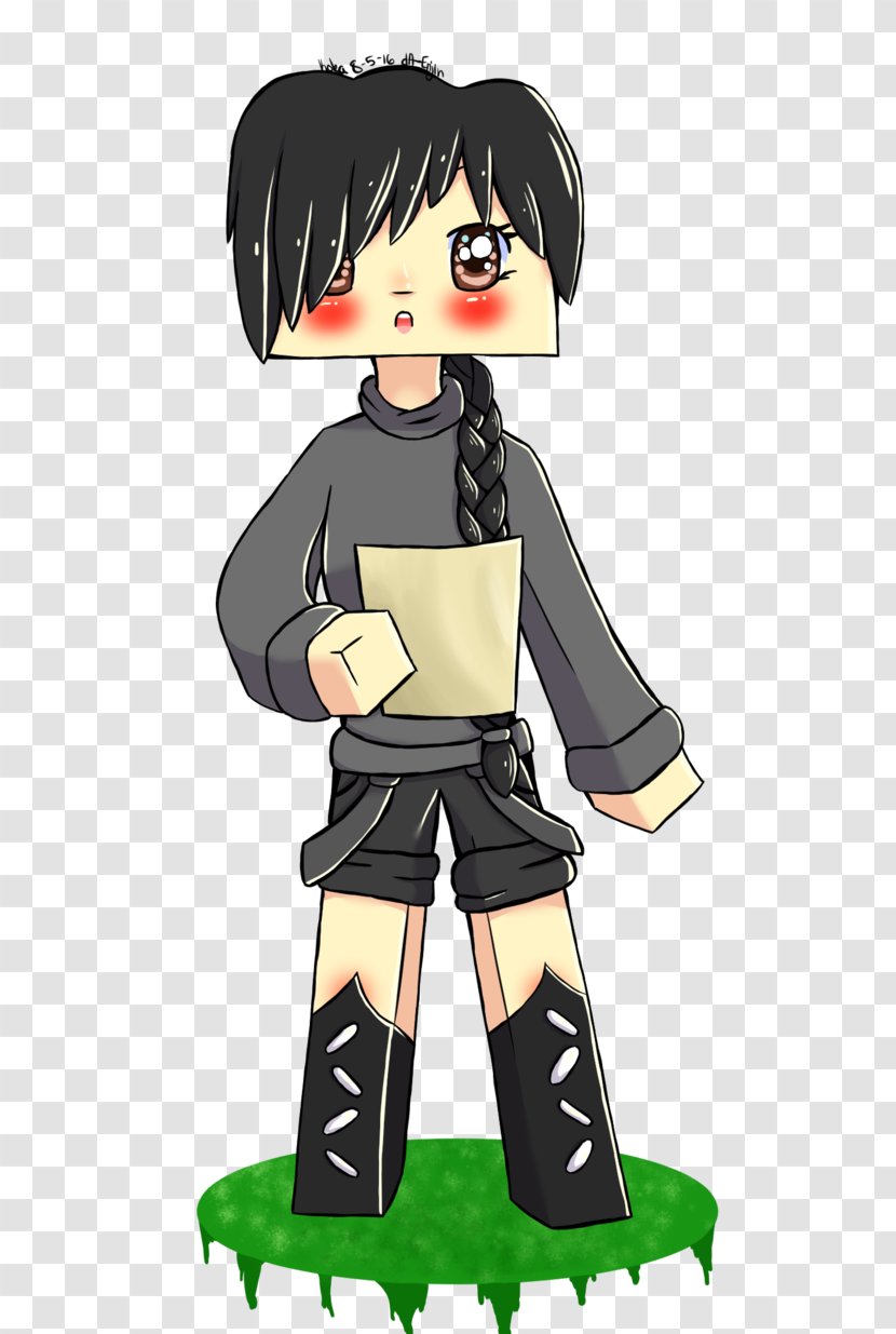 Boy Black Hair Character Clip Art - Flower Transparent PNG