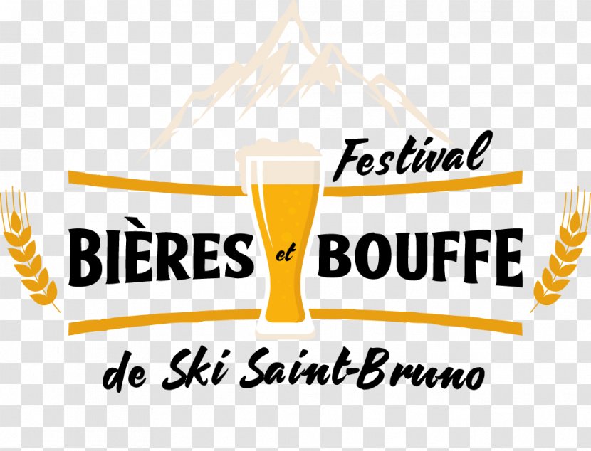 Ski Mont Saint-Bruno Domaine Berthiaume Festival Beer Brand - Yellow - Feast Of St Mark Transparent PNG