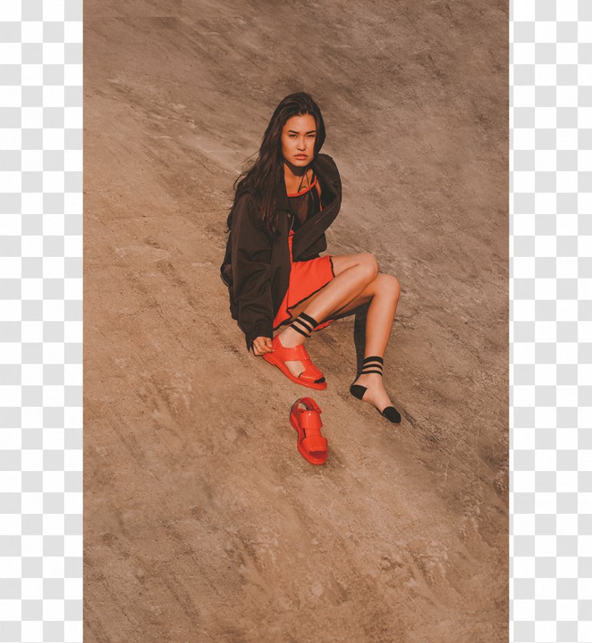 Fashion Model Melissa Sock Shoe - Frame - Seaside Transparent PNG