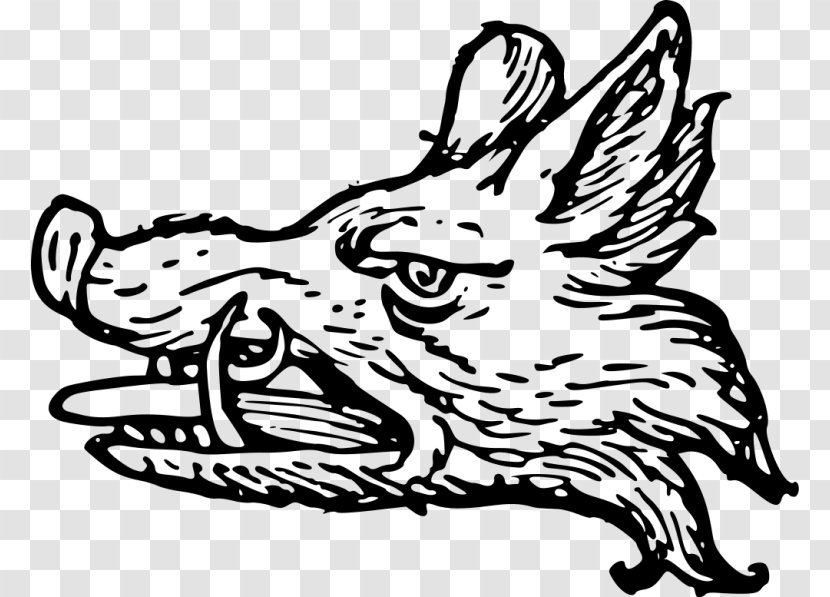 Wild Boar Earth Eagle Brewings Clan Chisholm Heraldry Clip Art - Mammal - Scottish Transparent PNG