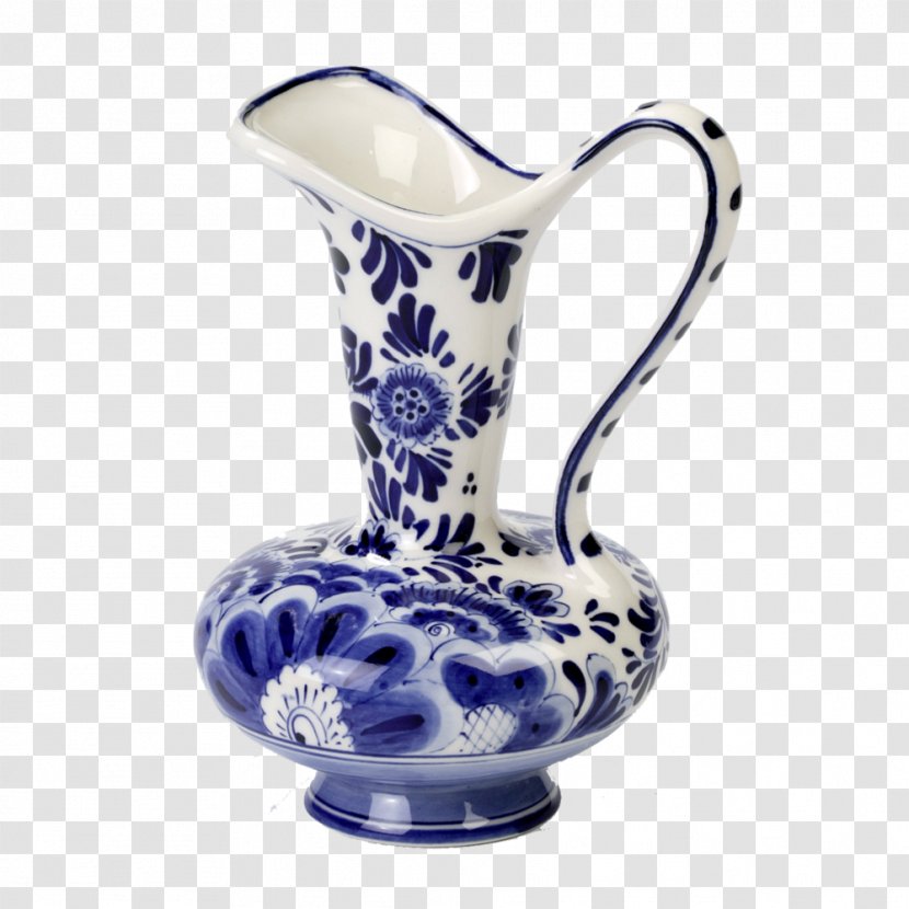 Jug Delftware Vase Ceramic De Koninklijke Porceleyne Fles - Netherlands Transparent PNG