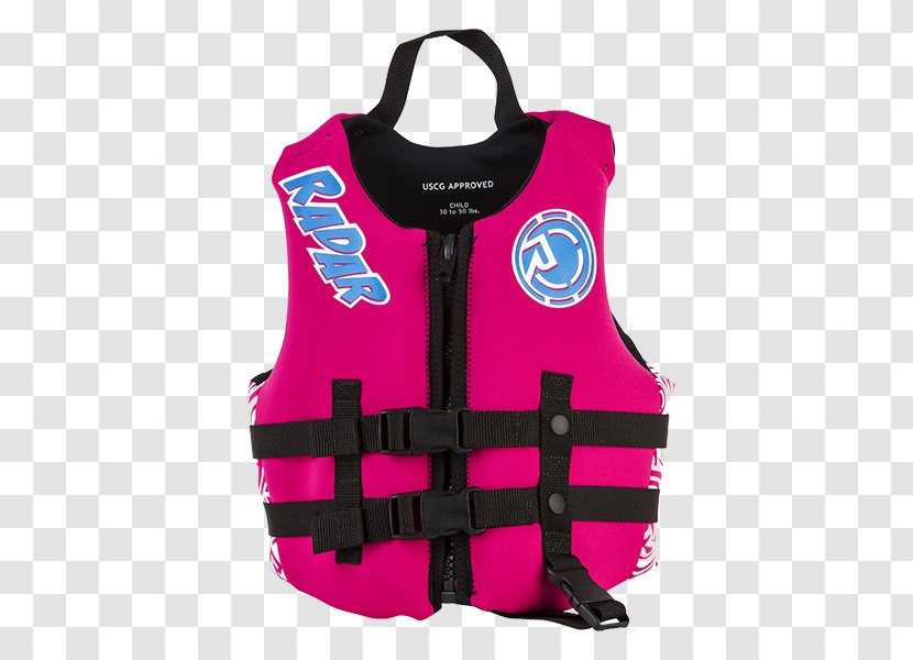 Life Jackets Gilets Water Skiing Coast Guard - Pink - Jacket Transparent PNG