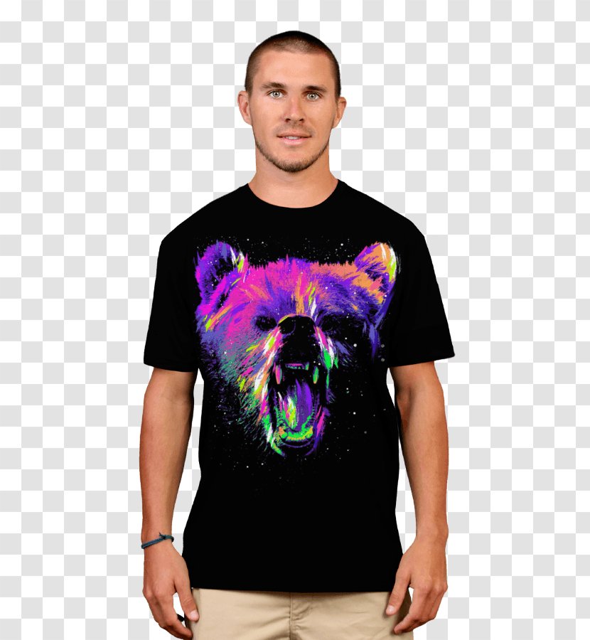 Printed T-shirt Clothing Design By Humans - Neck - Ursa Major Transparent PNG
