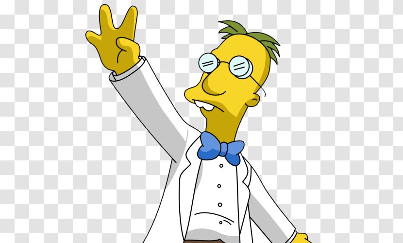 Professor Frink The Simpsons: Tapped Out Homer Simpson Lisa Hans Moleman - Thumb - Simpsons Transparent PNG