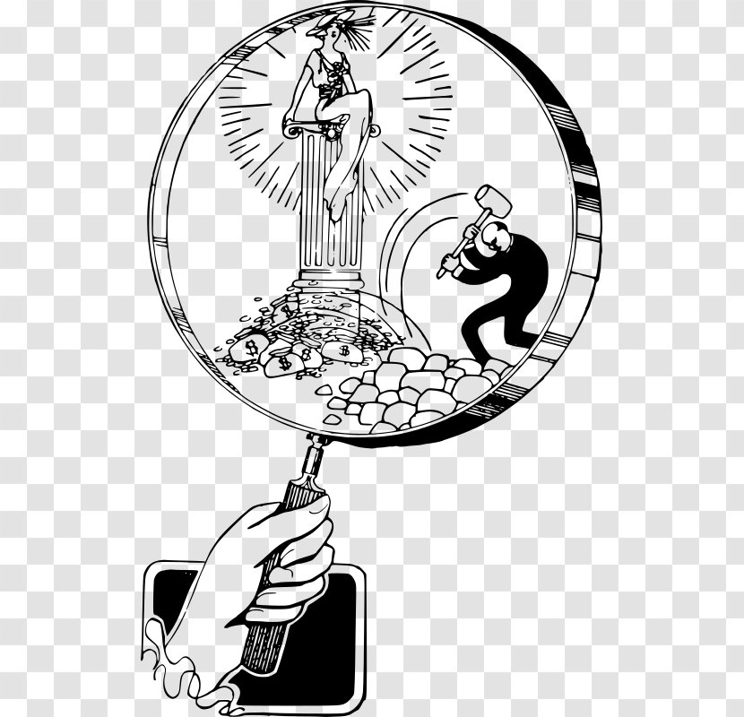 Magnifying Glass Clip Art - Fictional Character Transparent PNG