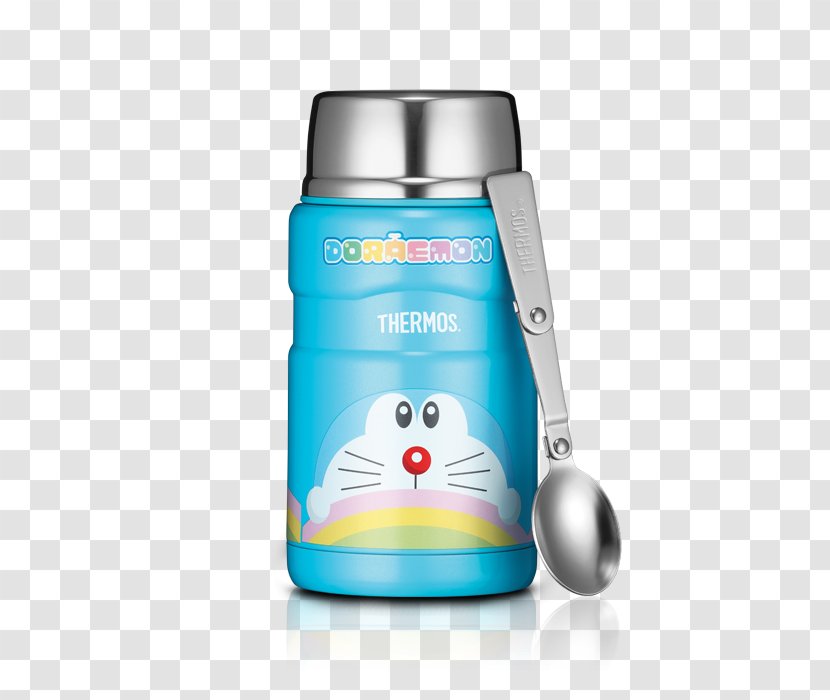 Thermoses Thermos L.L.C. Stainless Steel Thermal Insulation - Vacuum - Doraemon Transparent PNG