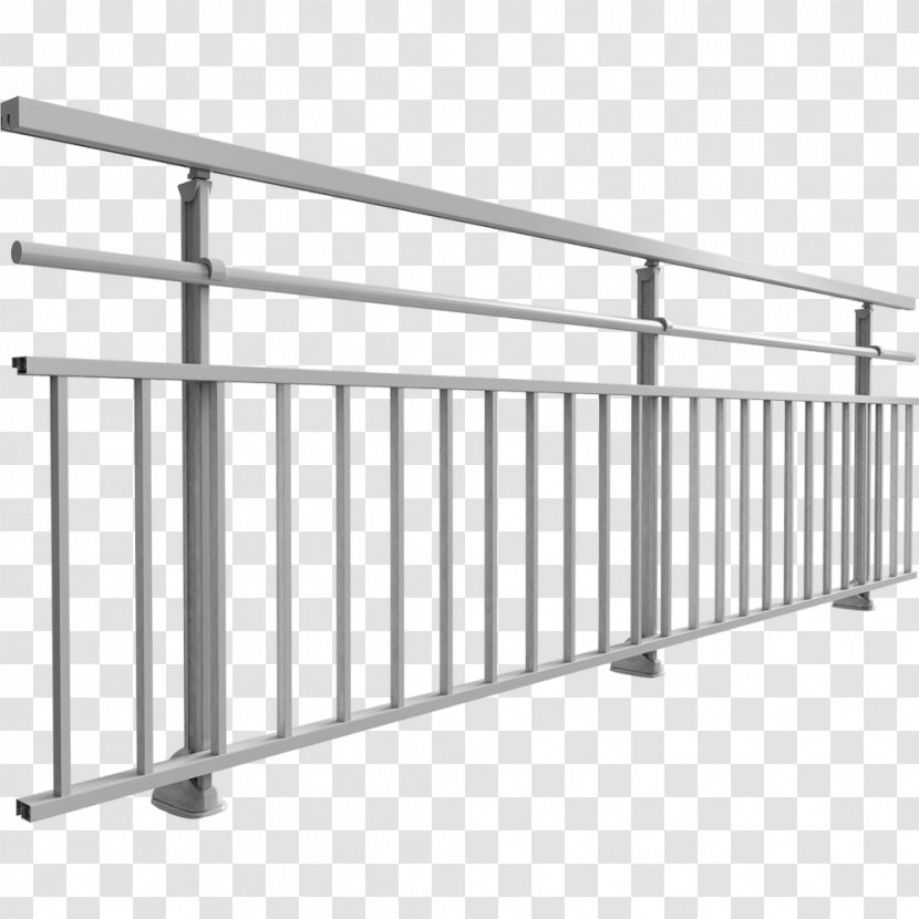 Deck Railing Handrail Stairs Guard Rail Wrought Iron - Glass Transparent PNG