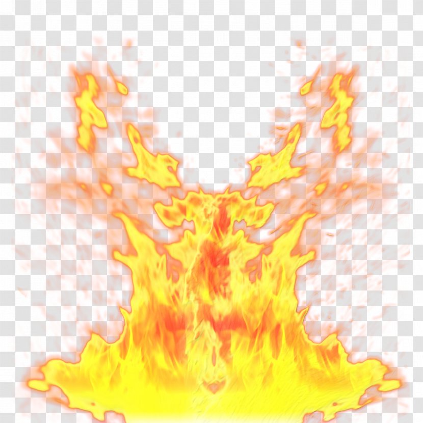 Download - Yellow - Flame Fire Transparent PNG