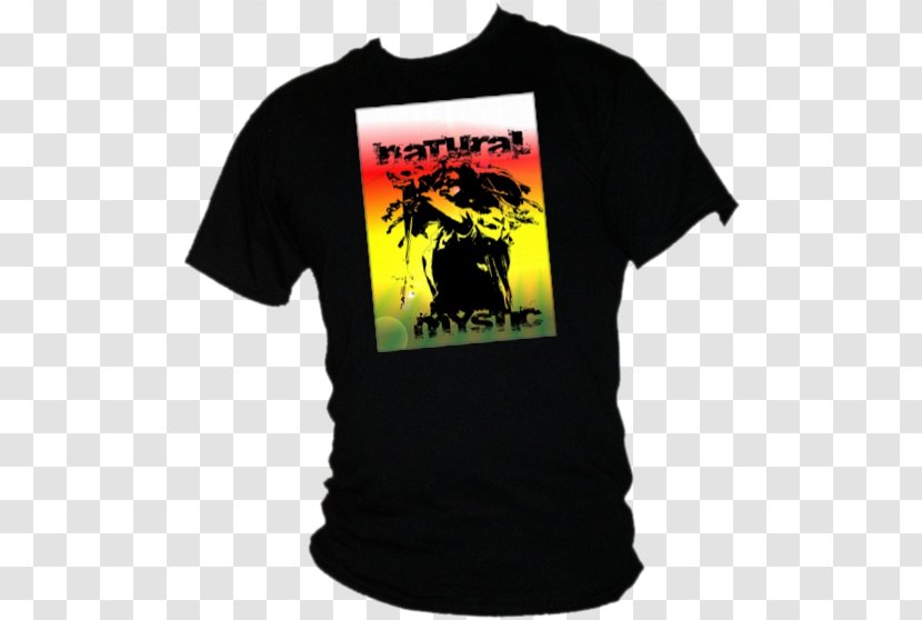 T-shirt Indiana Jones Image Sleeve - Yellow - Bob Marley T Shirts Transparent PNG