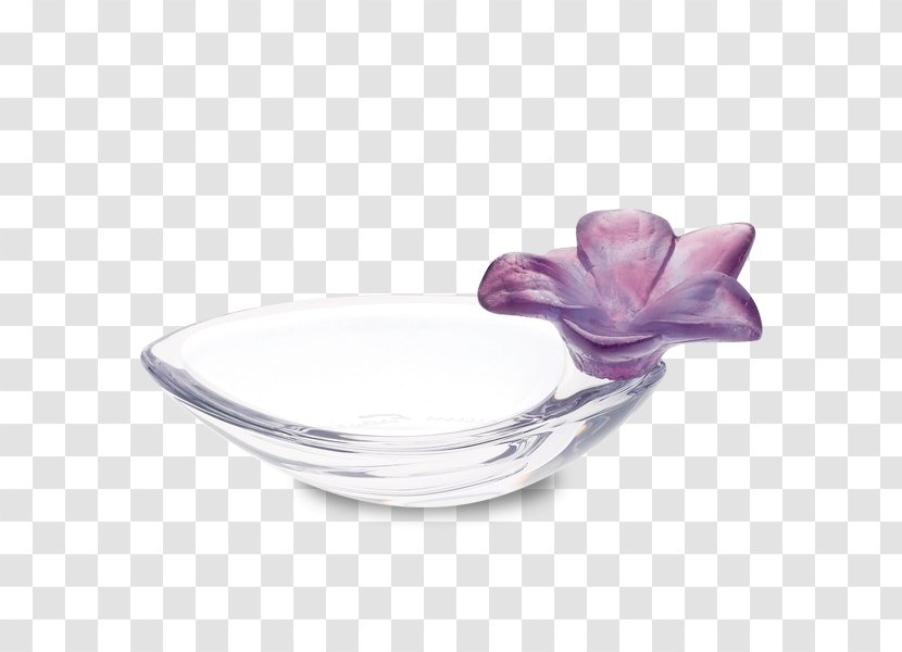 Daum Tableware Glass Bowl Soap Dishes & Holders - Amethyst Transparent PNG
