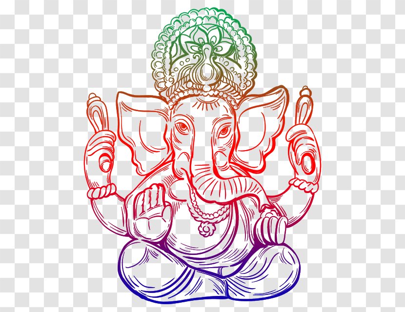 Ganesha Ganesh Chaturthi Drawing Hinduism - God Transparent PNG