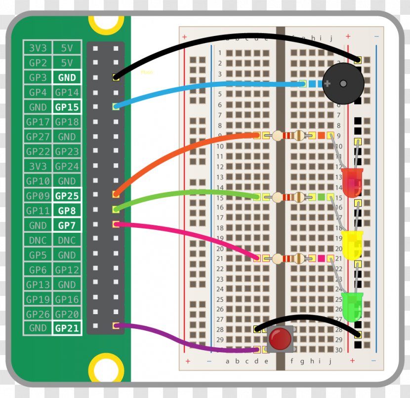 Computer Cases & Housings Raspberry Pi General-purpose Input/output Diagram Noobs - Electronic Engineering - Raspberries Transparent PNG