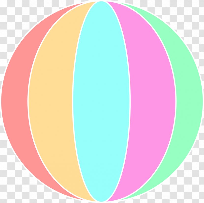 Beach Ball Clip Art - Pink Transparent PNG