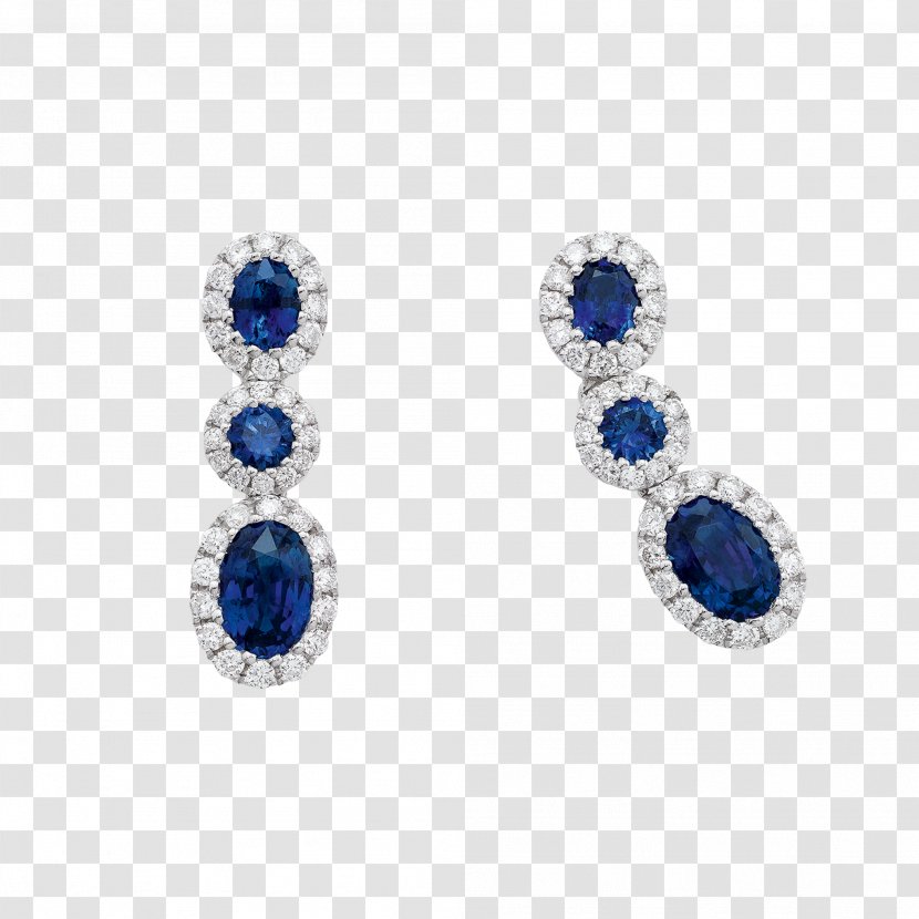 Sapphire Earring Body Jewellery Diamond Transparent PNG