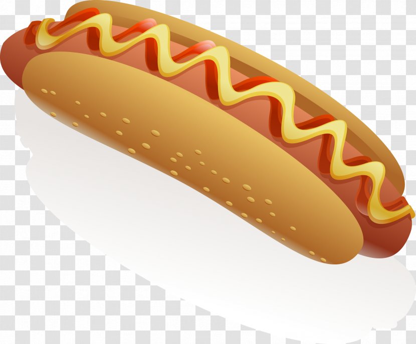 Hot Dog Hamburger Dachshund Fast Food Pizza - Vector Material Transparent PNG